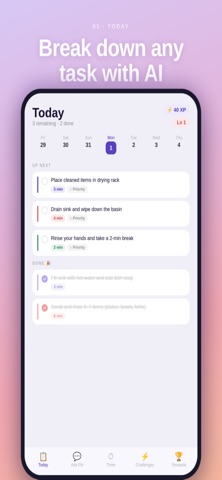 Flo: ADHD Focus & Tasks Screenshot 1 of 5