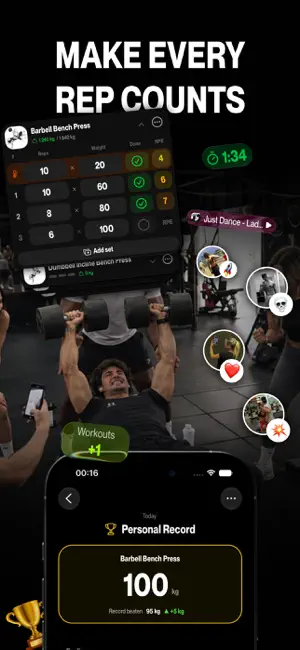 Powor - Gym with Friends screenshot 2