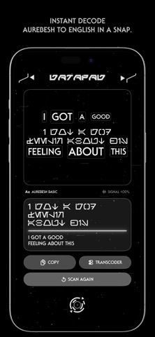 Datapad | Aurebesh Translator Screenshot 8 of 10
