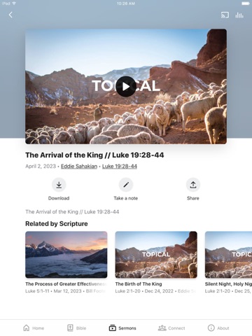 Calvary Chapel Brazos Valley iPad screenshot