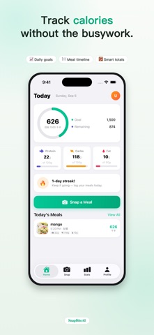 SnapBiteAI: AI Calorie Counter Screenshot 1 of 5
