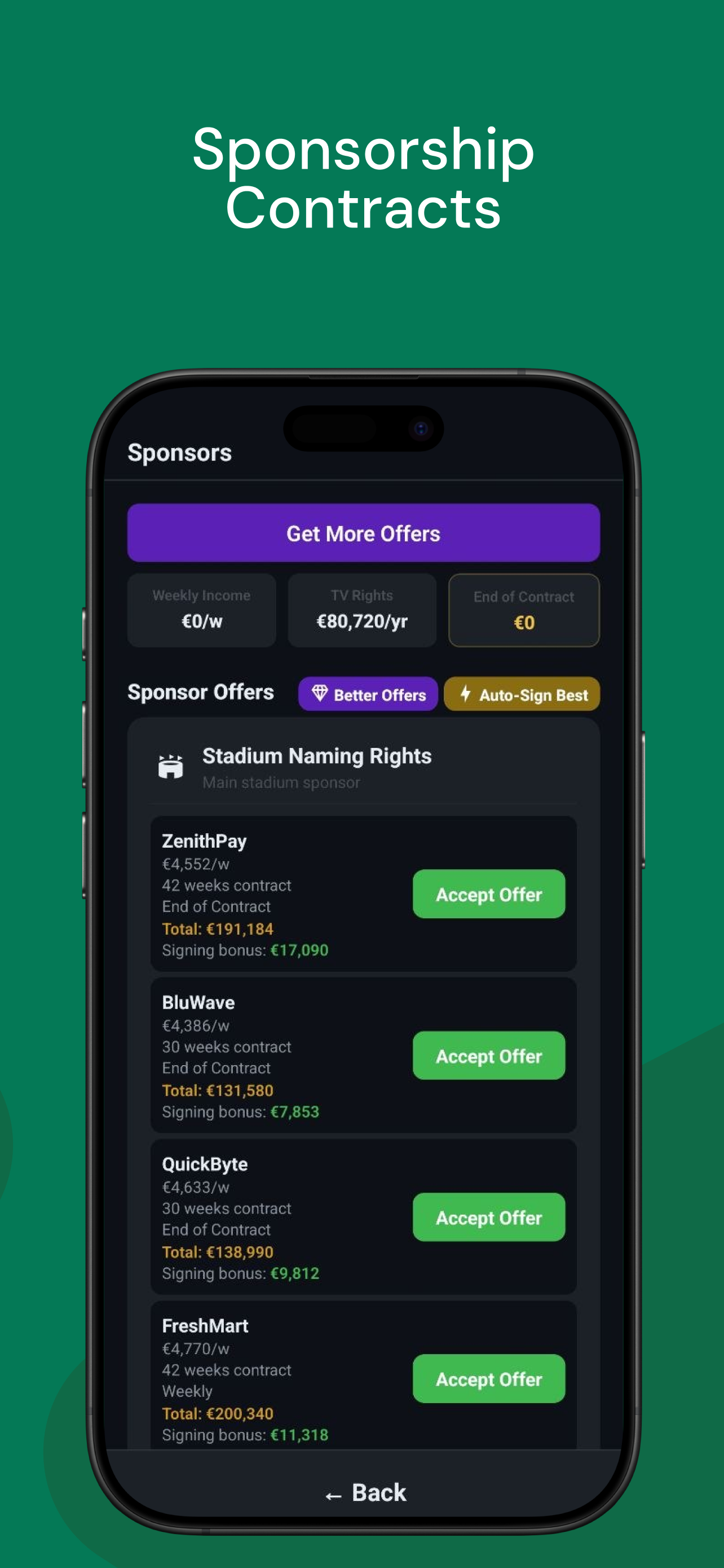 Football Legend - Club Manager screenshot 5