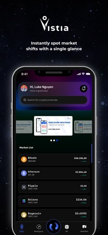 Vistia - Signals & Insights iPhone screenshot