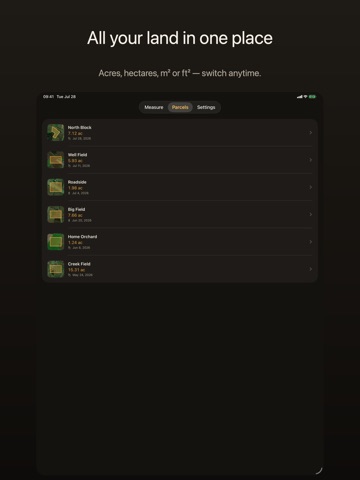 LandMeter: Field Area GPS iPad screenshot