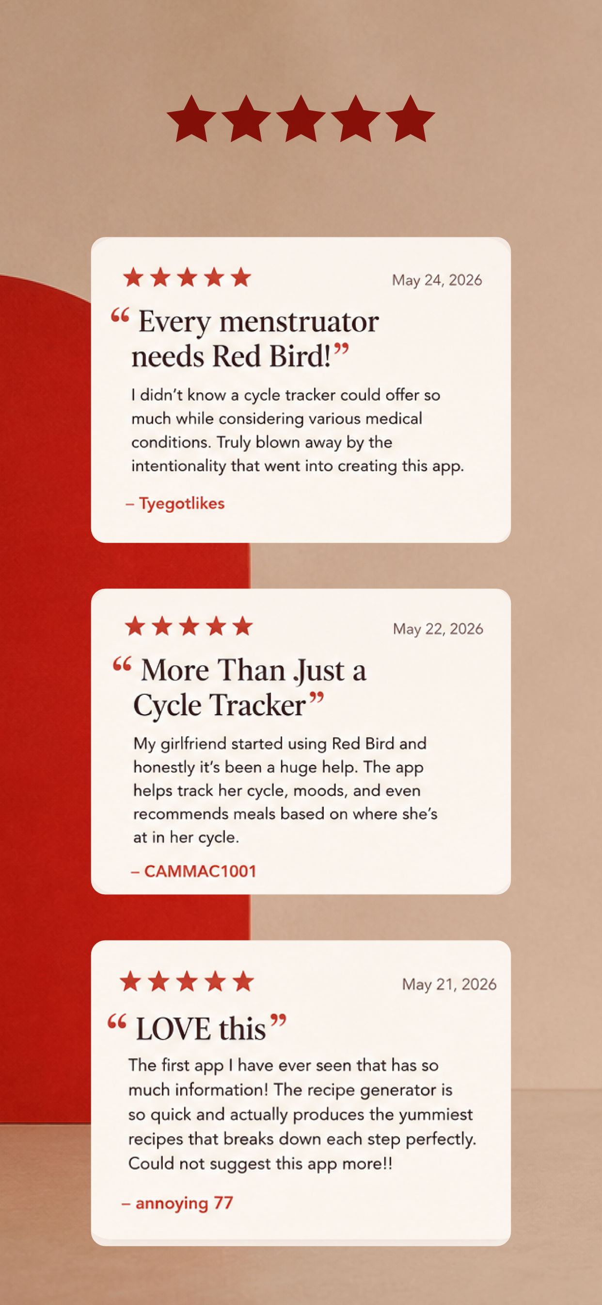 RedBird: Cycle Nutrition screenshot 7