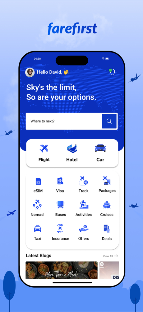 FareFirst - Flights & Hotels screenshot 1