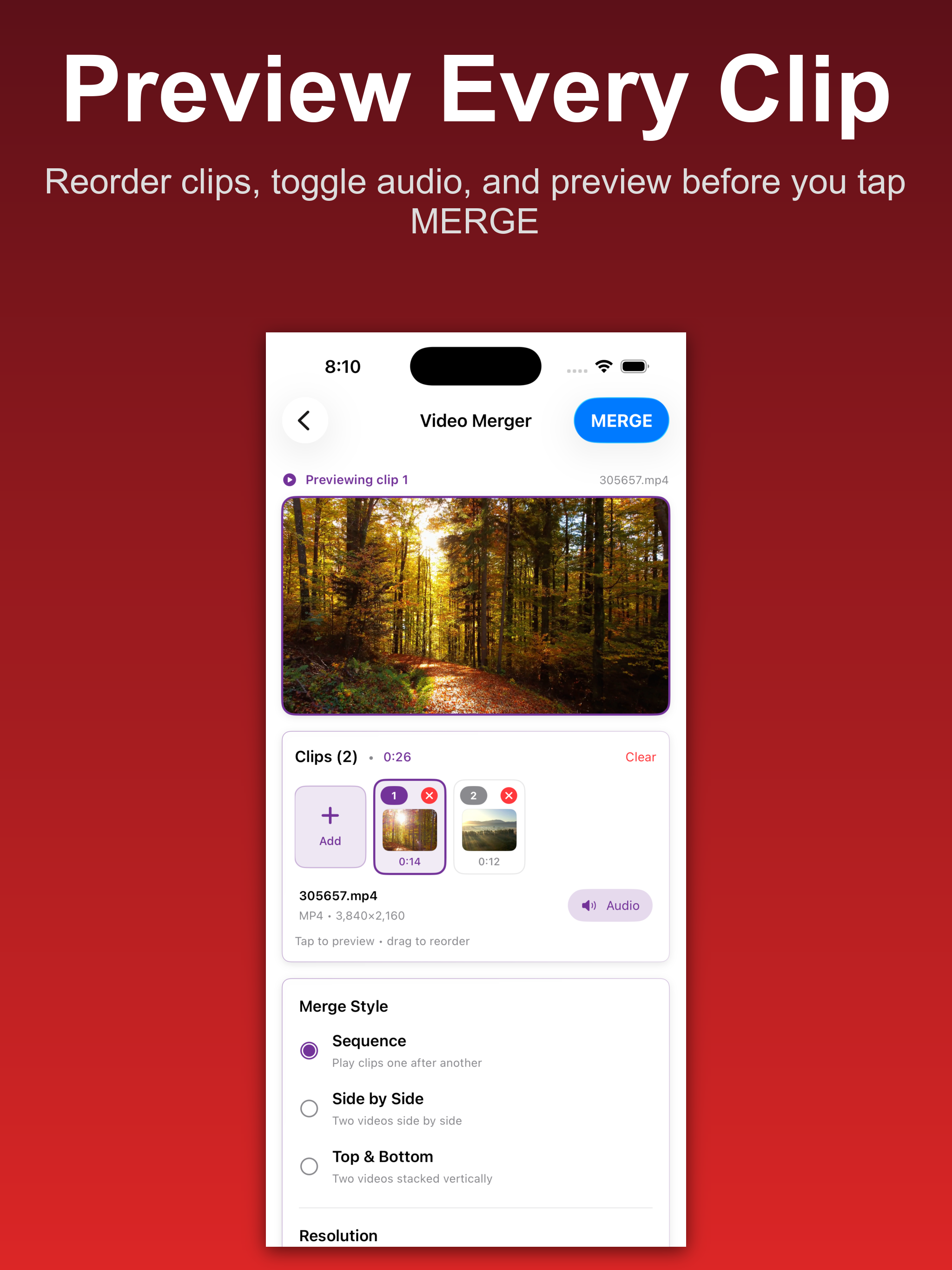 Video Merger & Joiner screenshot 15