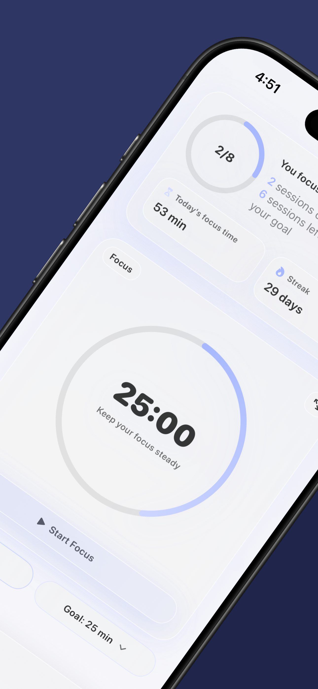 Ddiddoc: Pomodoro & Focus Log