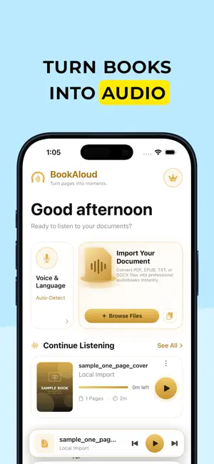 BookAloud: Text to Speech screenshot 3