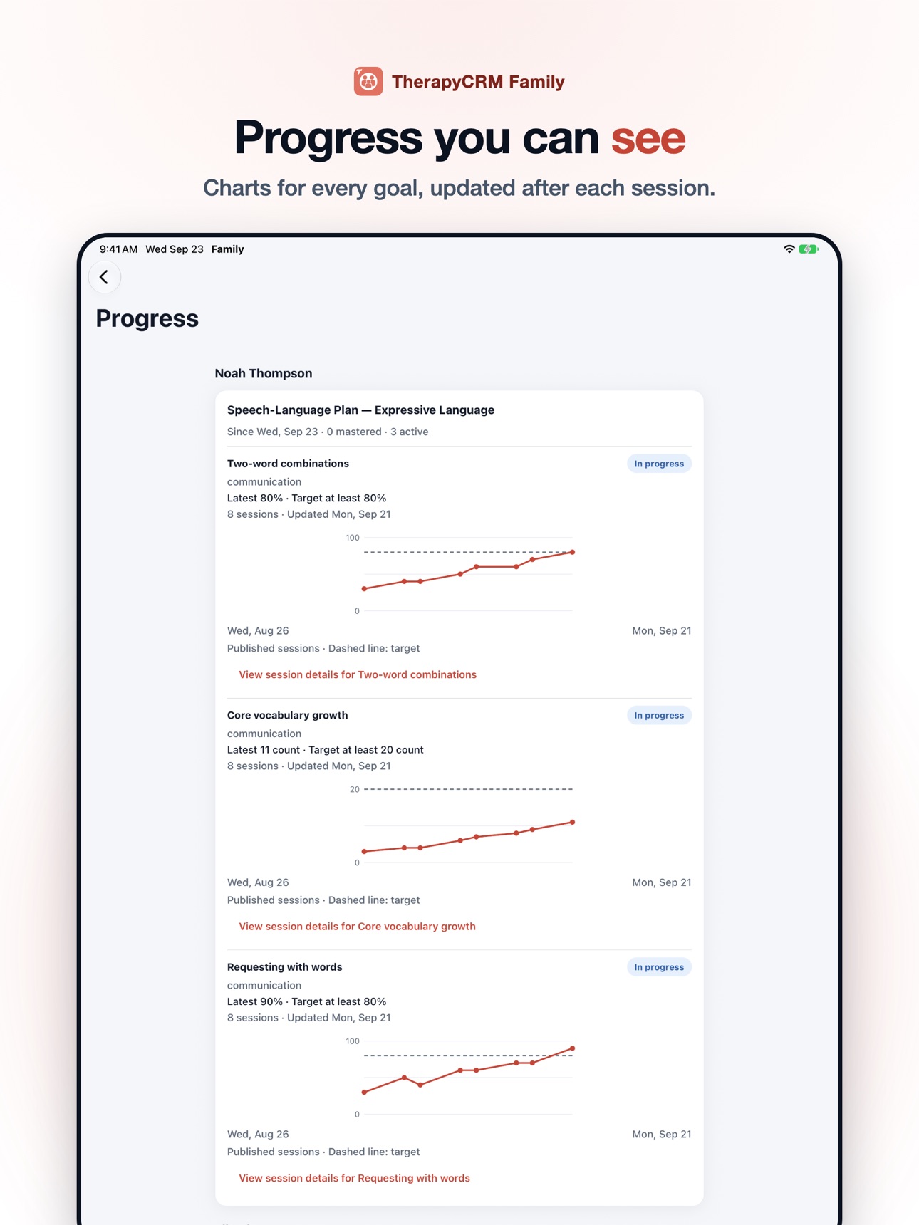 Screenshot 9 of TherapyCRM Family