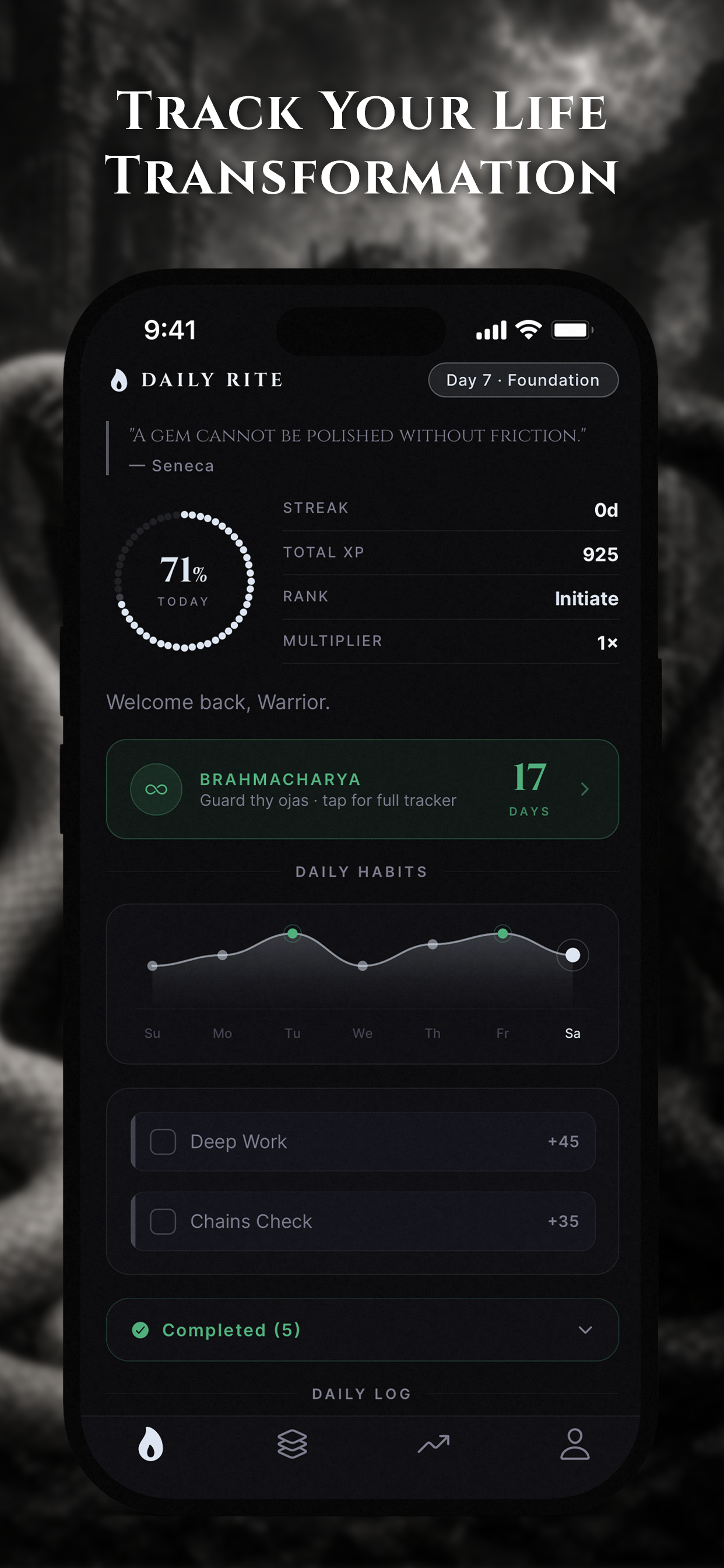 Daily Rite: 90 Day Life Reset screenshot 2