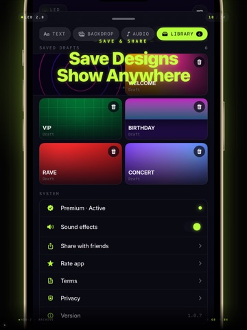 LED Scroller: Banner Text Sign iPad screenshot