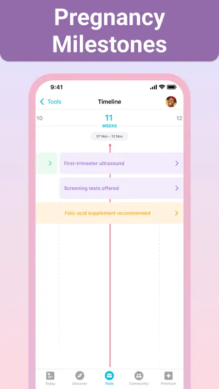 Pregnancy + | Tracker App screenshot 4 of 7