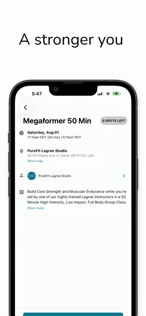 PureFit Lagree screenshot 4