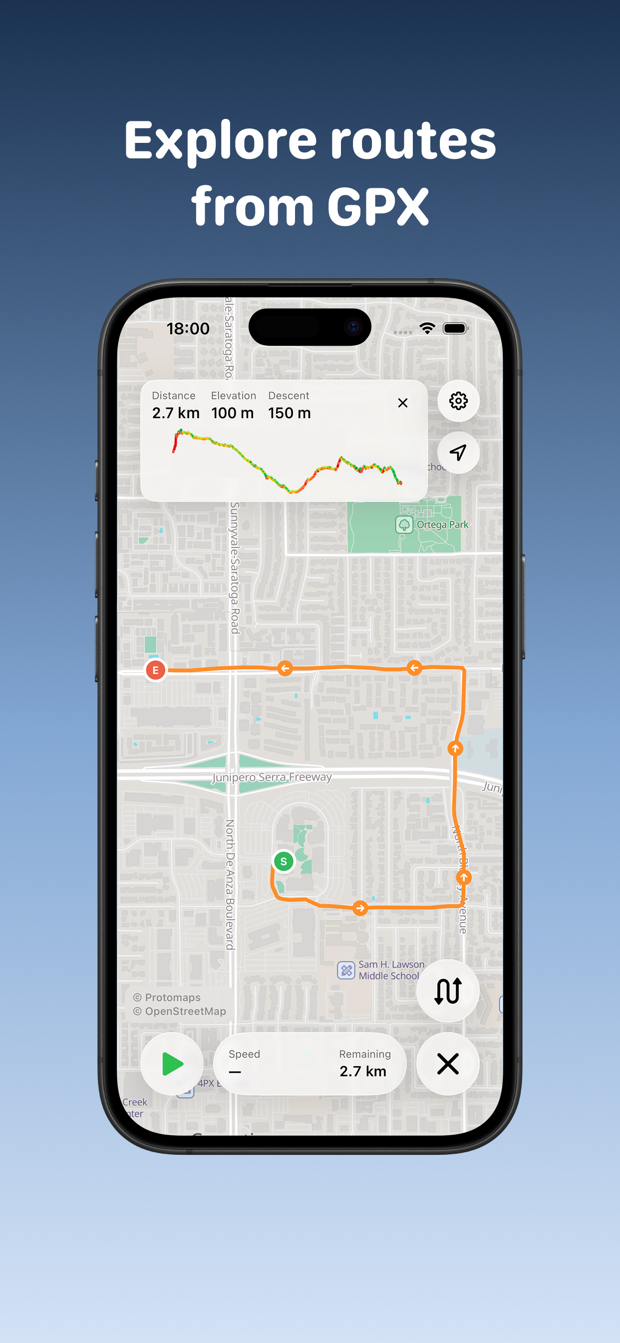 Simple GPS: GPX Routes screenshot 3
