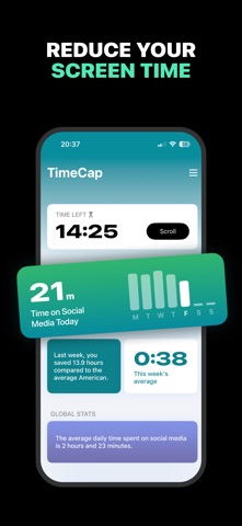 TimeCap - Limit Screen Time Screenshot 1 of 3