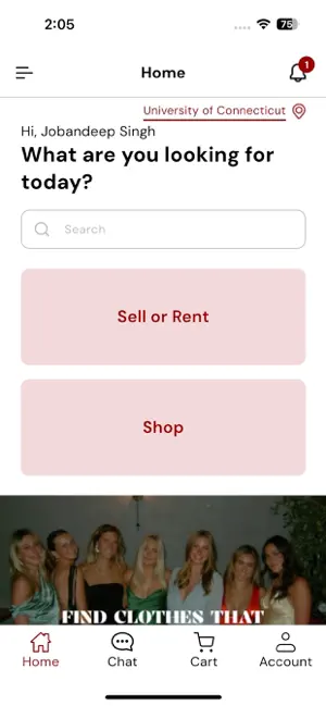 CampusClosetUs screenshot 1