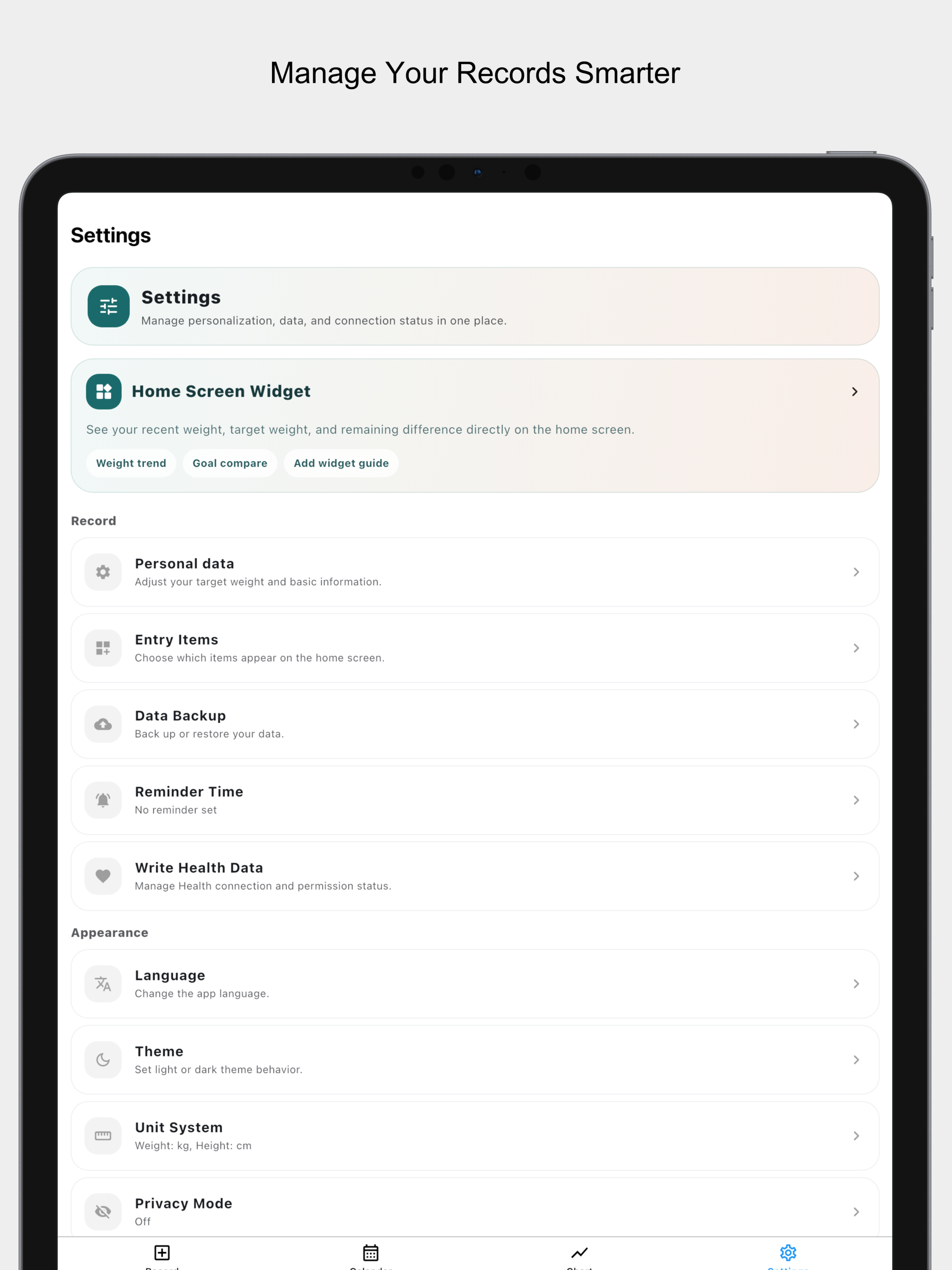 My Diet - Weight Management screenshot 8