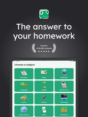 snapSchool - Homework with AI iPad screenshot