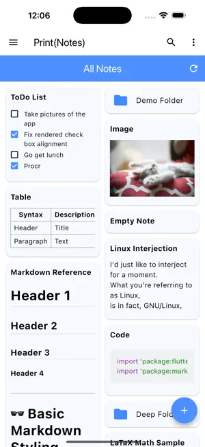 Print(Notes) screenshot 1