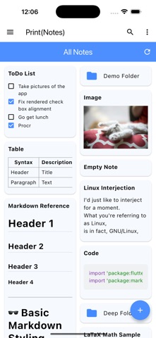 Print(Notes) Screenshot 1 of 4