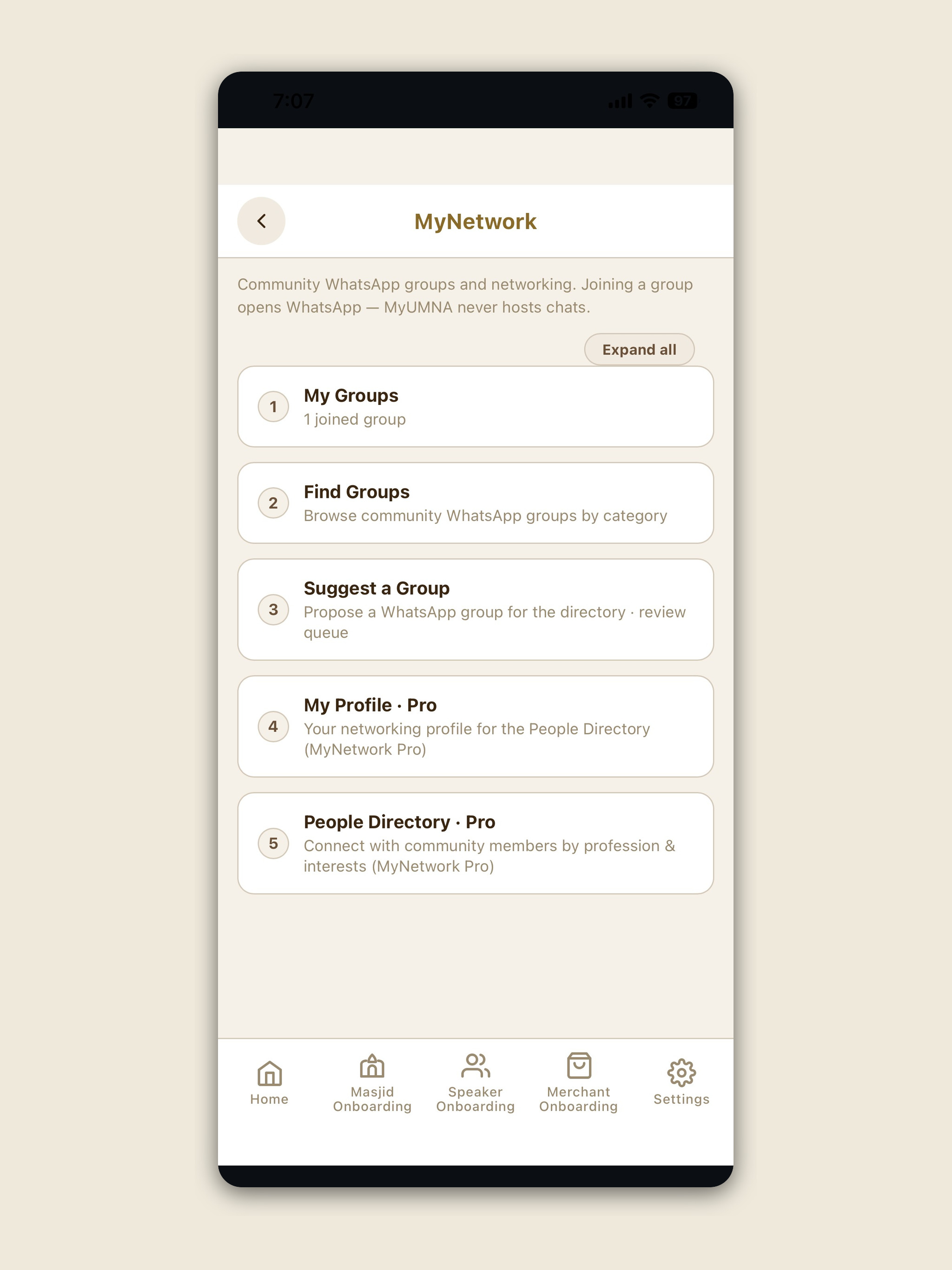 MyUMNA screenshot 8