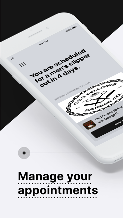 Odd Fellows Barber Co. iPhone screenshot 2 - Lifestyle app