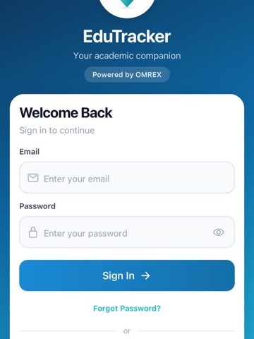 EduTracker by OMREX iPad screenshot