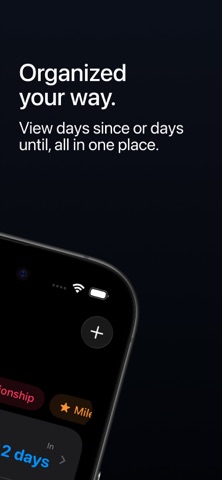Trackdown: Days Counter iPhone screenshot