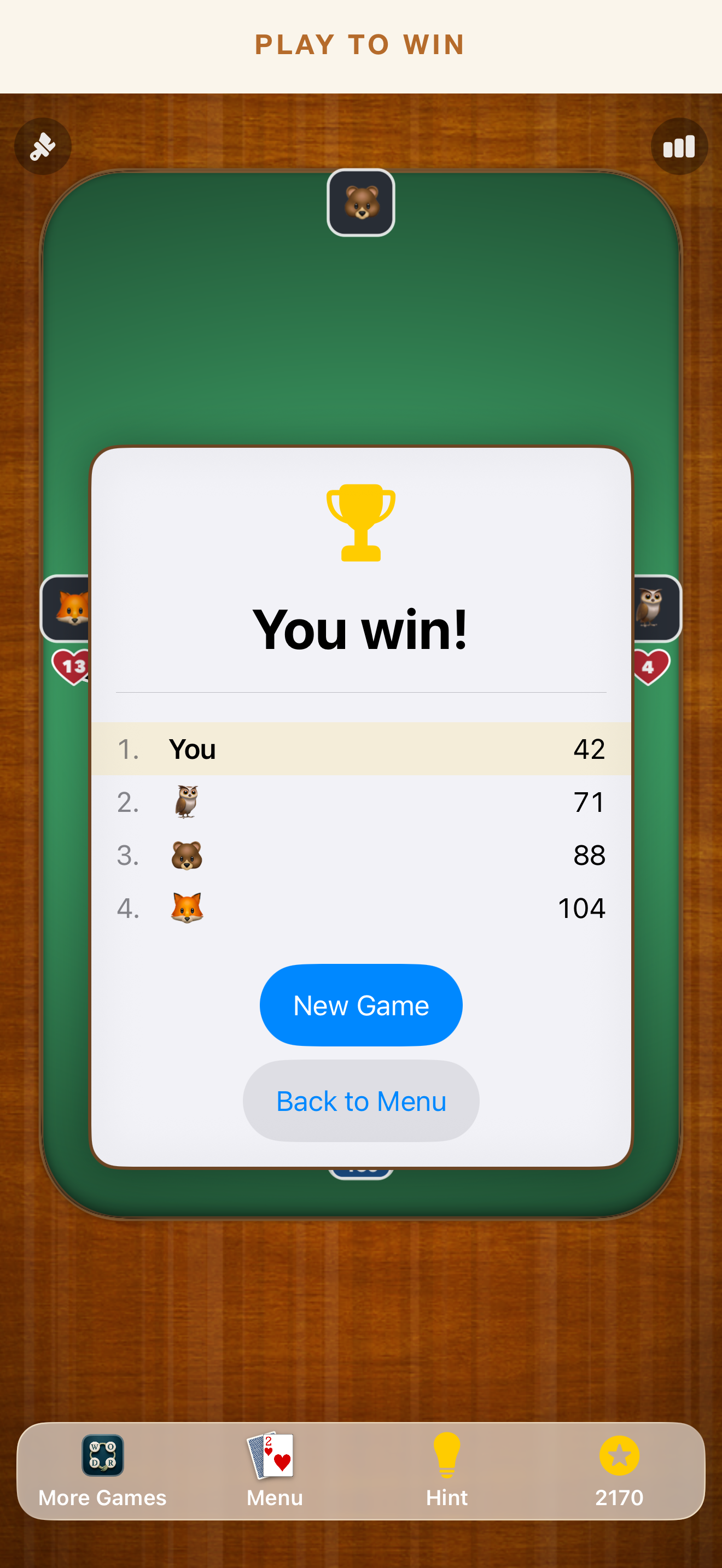 Hearts: No Ads screenshot 7