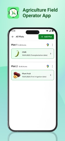 Agriculture Field Operator App screenshot