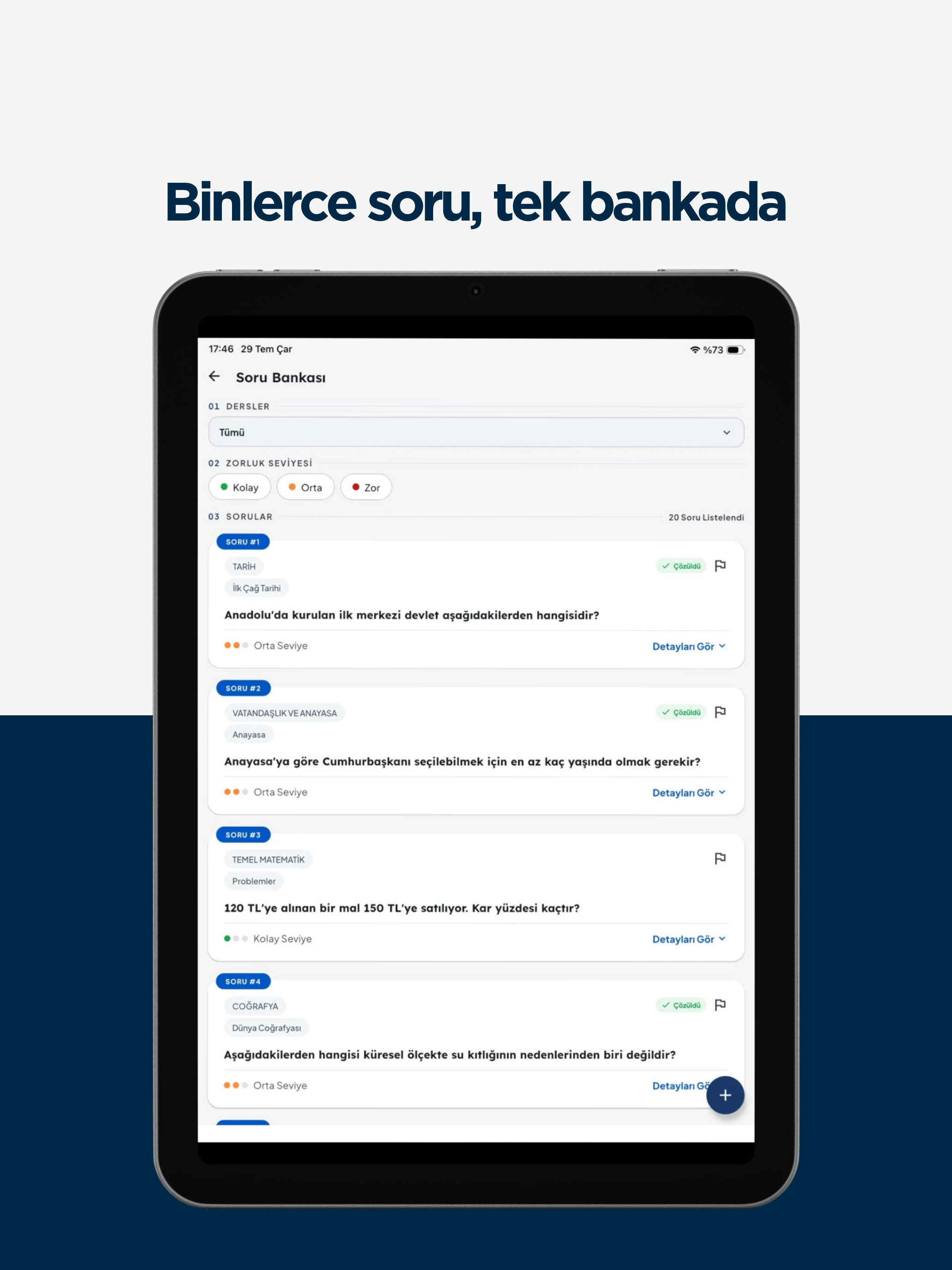 KPSS Matik: Soru Bankası 2026 screenshot 19