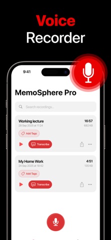 Voice Memos - Recording app Screenshot 1 of 5