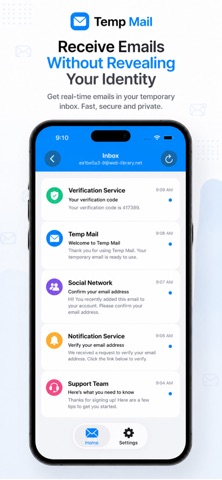 Temp Mail , Disposable Email screenshot