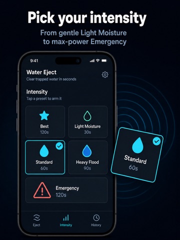 Water eject : clear speakers iPad screenshot