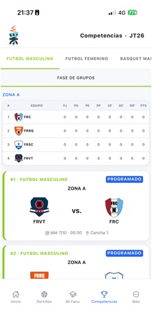 Juegos Deportivos UTN 2026 screenshot 4