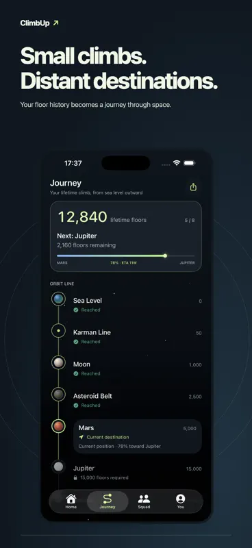 ClimbUp - Stair Counter screenshot 2 of 5