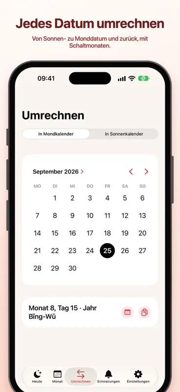 Lunarette: Mondkalender screenshot 3 of 5