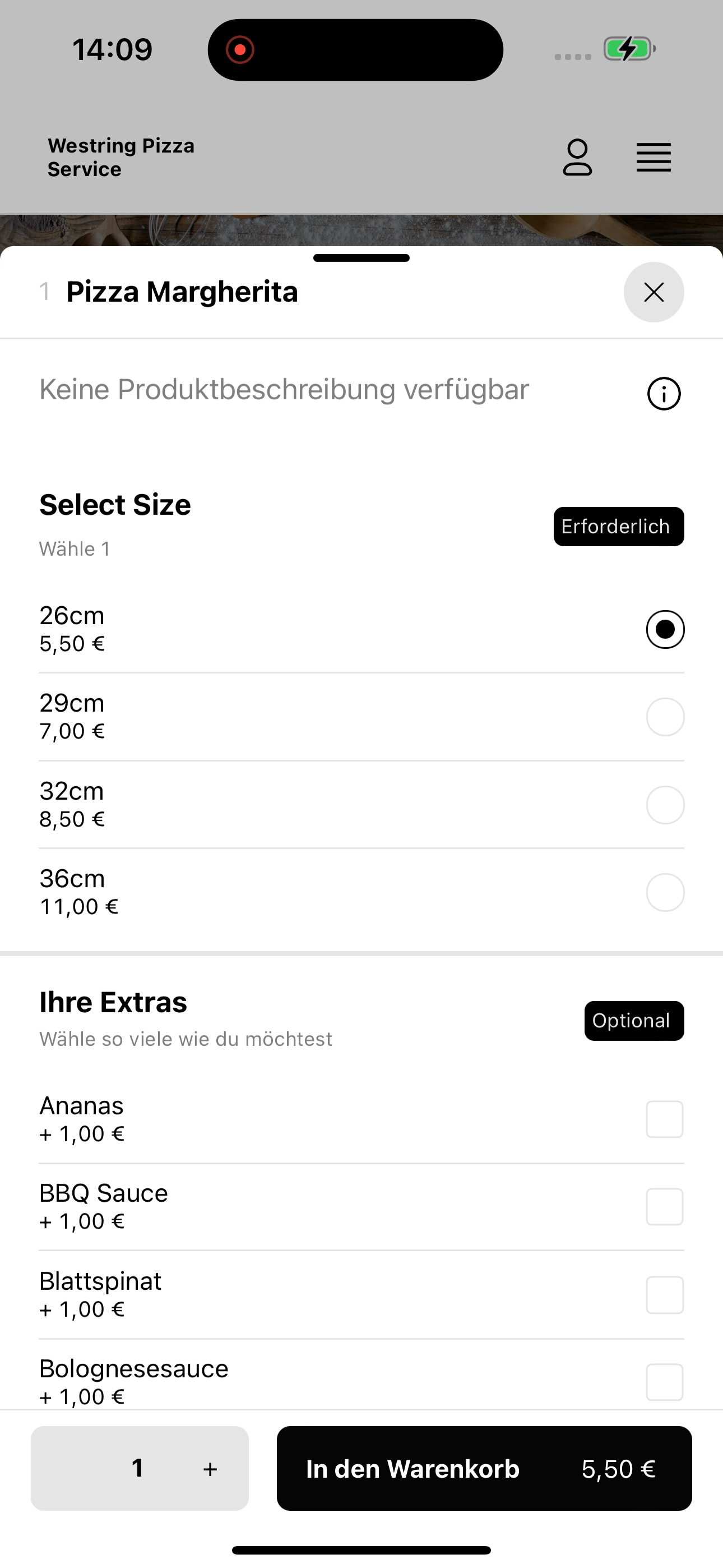 Westring Pizza Service screenshot 7