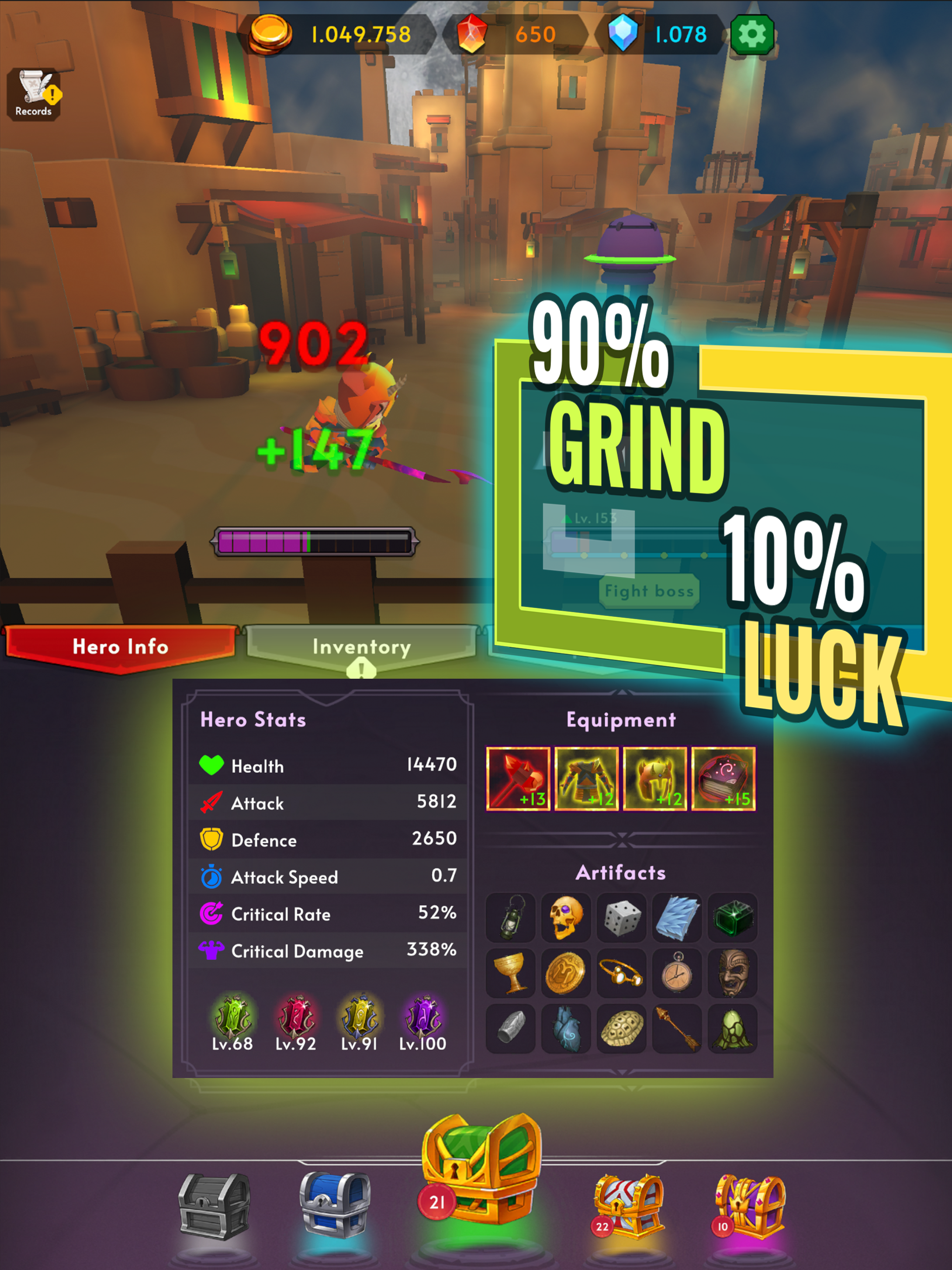 Only Grind: Loot & Fight