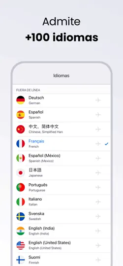 Captura de pantalla de Traductor De Voz: AI Translate en iPhone 5