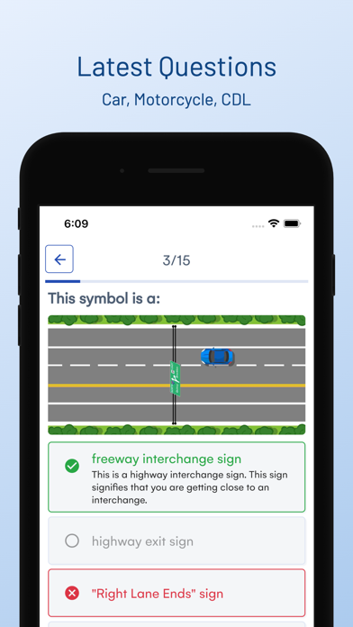Georgia DDS Driver Permit Test Screenshot
