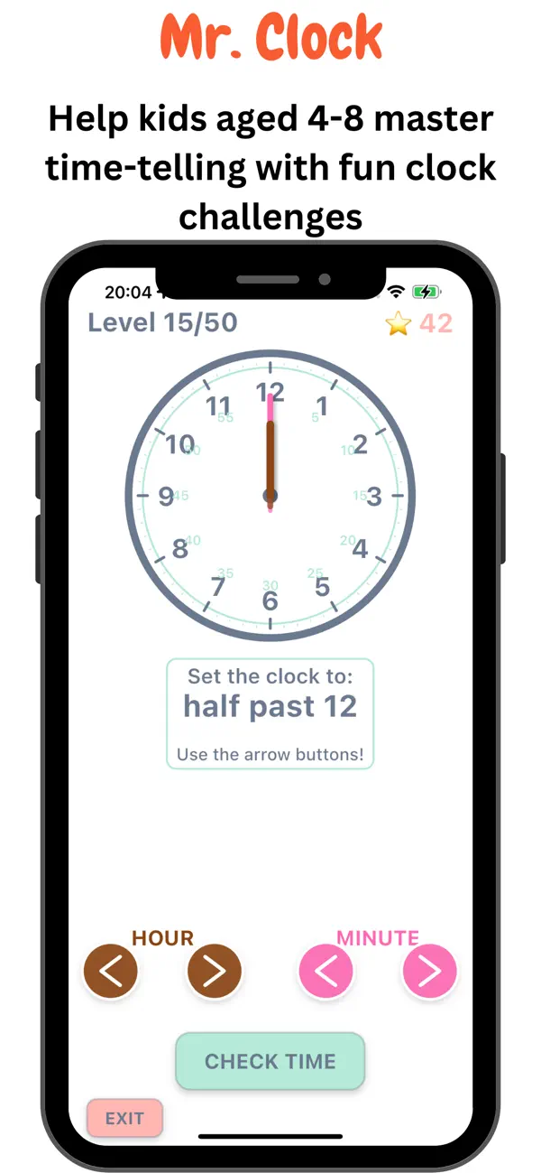 Screenshot #1 pour Kids Learning : Time & Popping