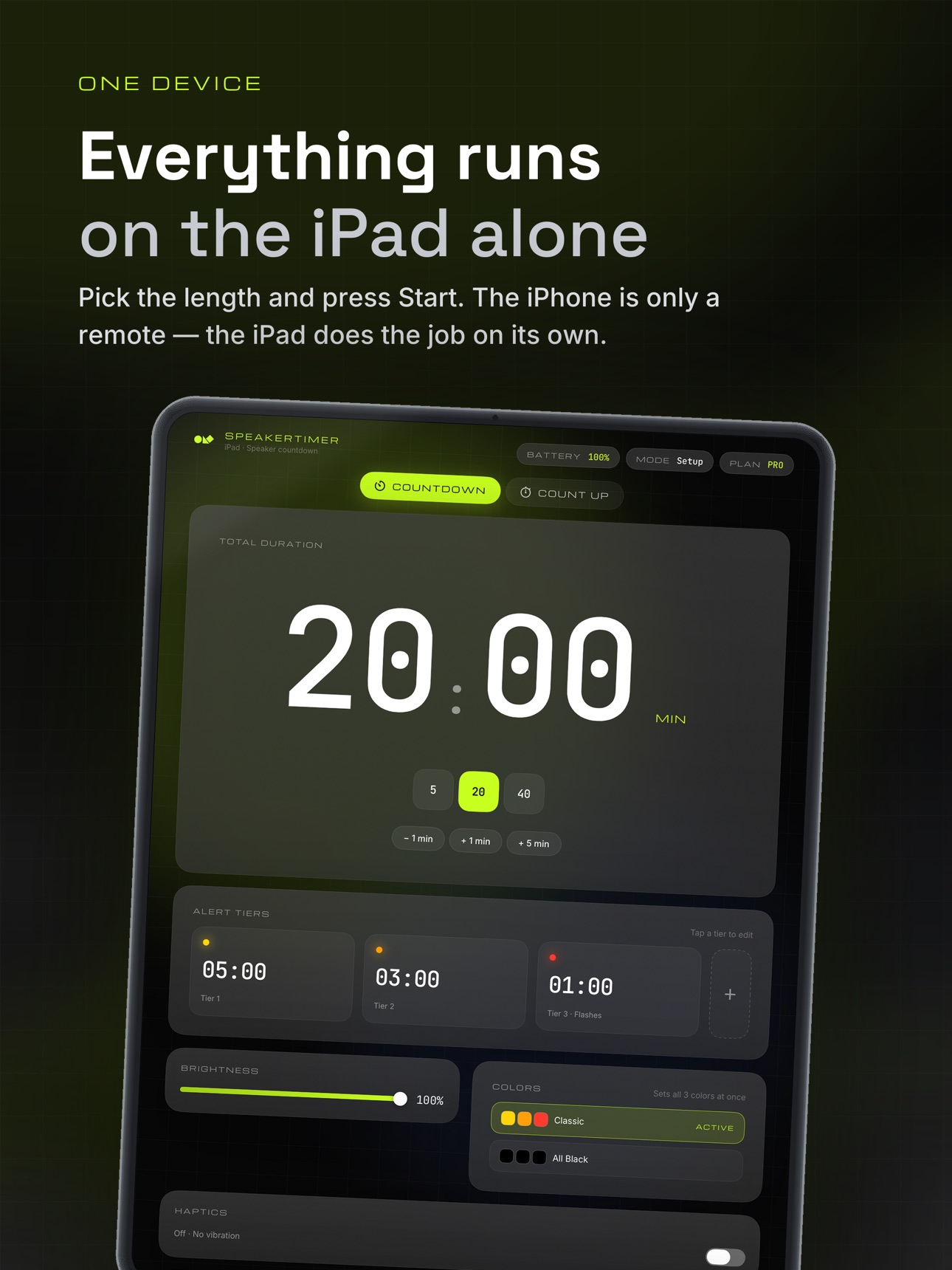 Screenshot 9 of SpeakerTimer: Stage Clock