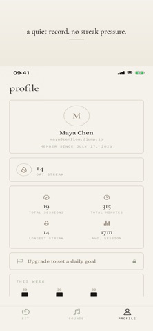 ZenFlow: Meditation Timer screenshot