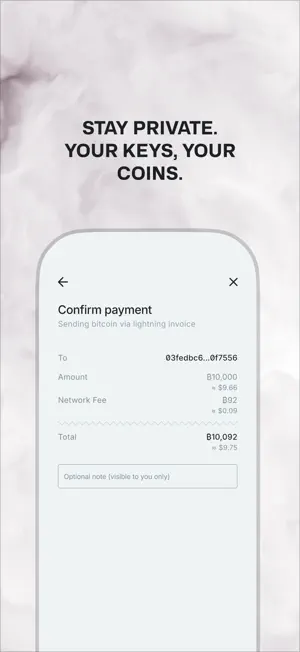 Lexe Wallet screenshot 3