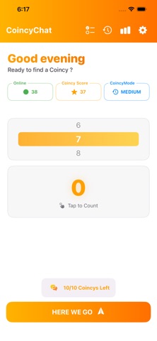 CoincyChat iPhone screenshot