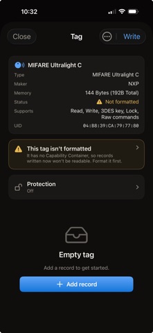 Hex NFC: Reader & Writer screenshot 2