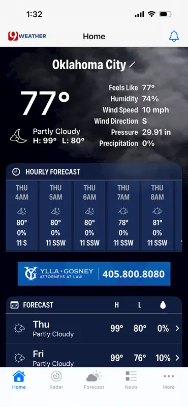 News 9 Weather screenshot 1 of 5