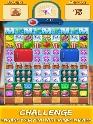 Juicy Travel HD Match3 iPad screenshot